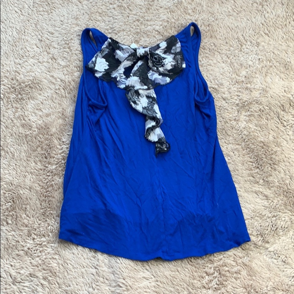 L8ter Tank Top With Lace Bow on the Back